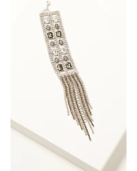 Wonderwest Women's Faith Fringe Rhinestone Bracelet