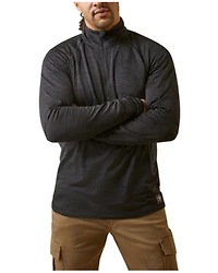 Ariat Men's Rebar Gridwork Baselayer 1/4 Zip Long Sleeve T-Shirt