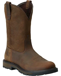Ariat Men's Groundbreaker Pull On Work Boots - Soft Toe