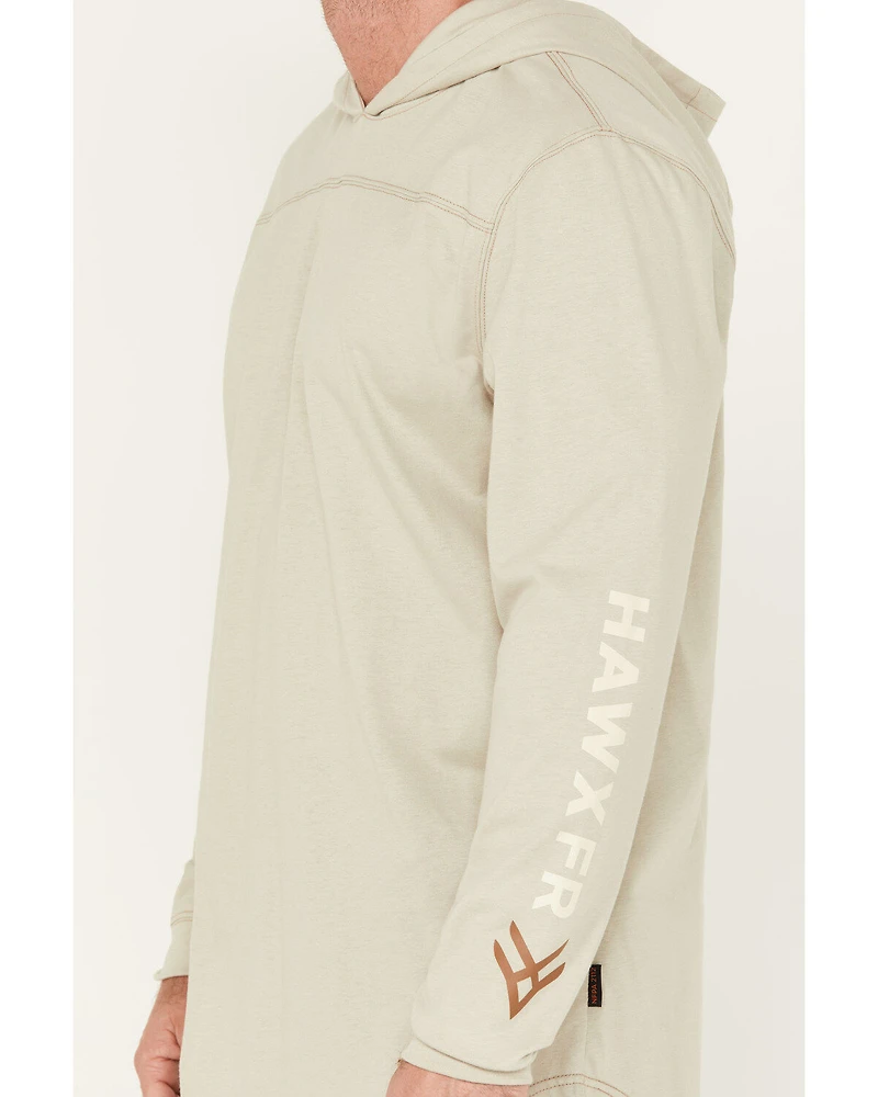 Hawx Men's FR Logo Hooded Long Sleeve Shirt