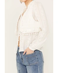 Shyanne Women's Tassel Decorated Cropped Vest