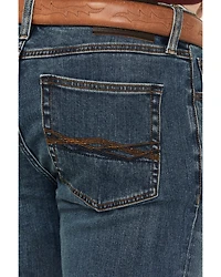 RANK 45® Men's Roadrunner Wash Ambush Slim Straight Stretch Denim Jeans - Tall