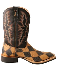 Twisted X Men's Ruff Stock Western Boots - Broad Square Toe