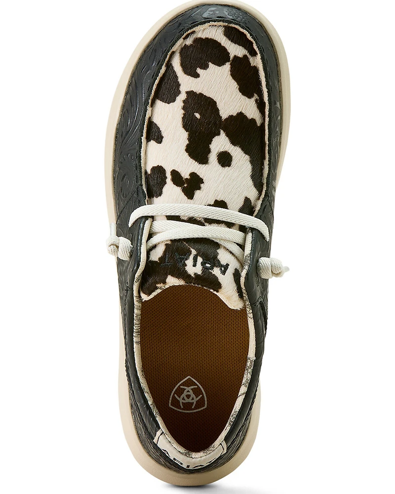Ariat Women's Hair-On Tooled Hilo Casual Shoes - Moc Toe