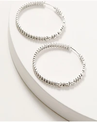 Lainey Wilson Women's Metal Meadows Beaded Hoop Earrings