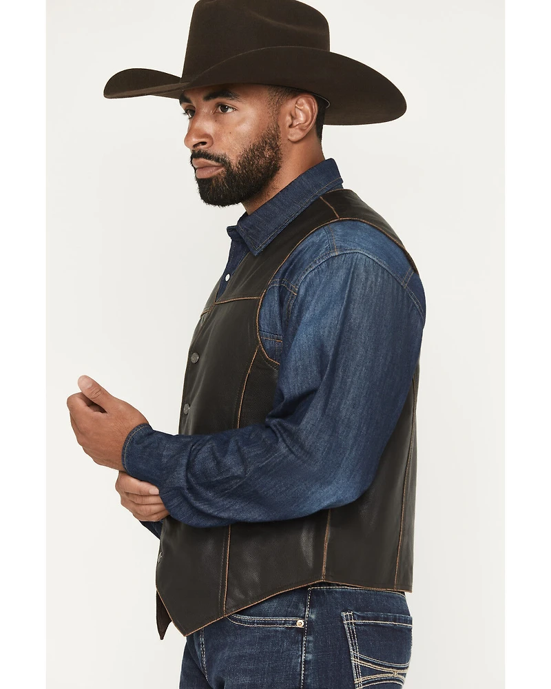 Scully Men's Leather Vest