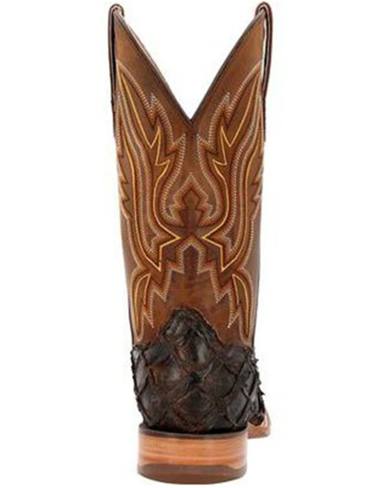 Durango Men's Exotic Pirarucu Skin Western Boots - Broad Square Toe