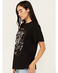 Idyllwind Women's Helen Country Music and Beer Short Sleeve Graphic Tee