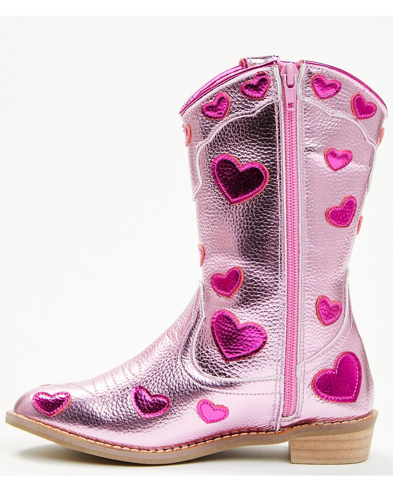 Wild + Rae Toddler Girls' Lovestruck Western Boots - Round Toe