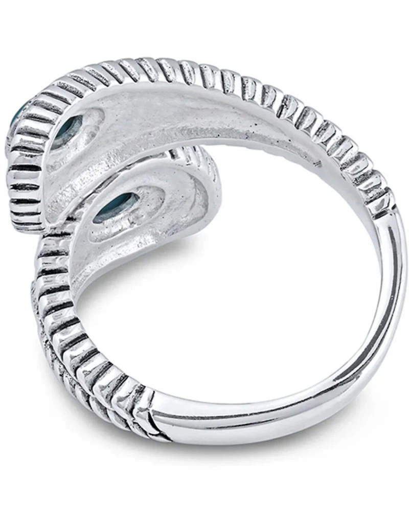 Montana Silversmiths Women's Balancing The Whole World Turquoise Open Ring