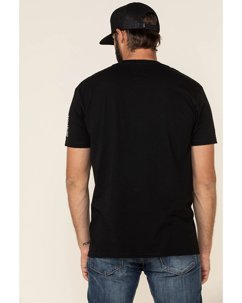 Brothers & Arms Men's Old Glory Flag Graphic T-Shirt