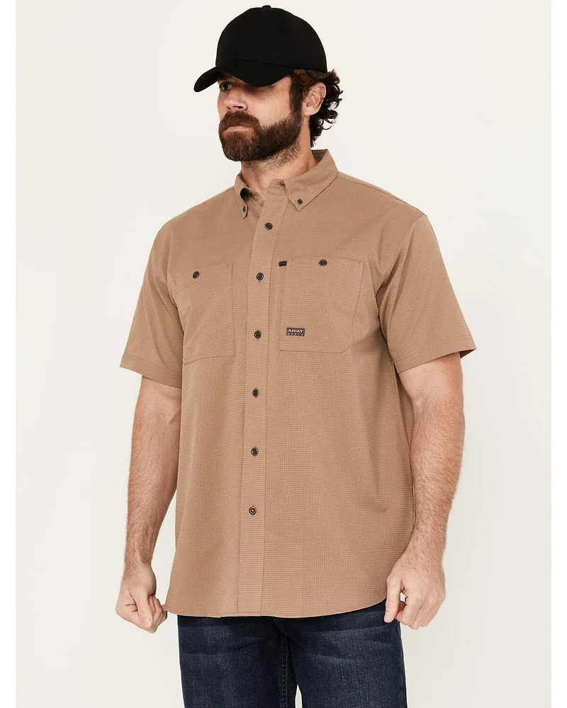 Ariat Men's Rebar Made Tough 360 AirFlow Short Sleeve Work Shirt