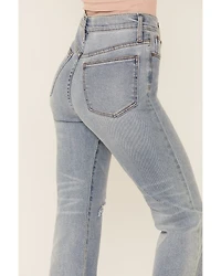 Wishlist Women's Crop Kick Flare Leg Jeans