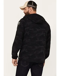 Howitzer Men's Camo Combatant Hooded Track Jacket