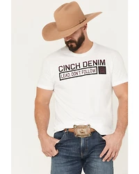 Cinch Men's Lead Don't Follow Short Sleeve Graphic T-Shirt