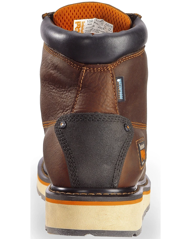 Timberland PRO Men's Gridworks 6" Waterproof Boots - Moc Toe