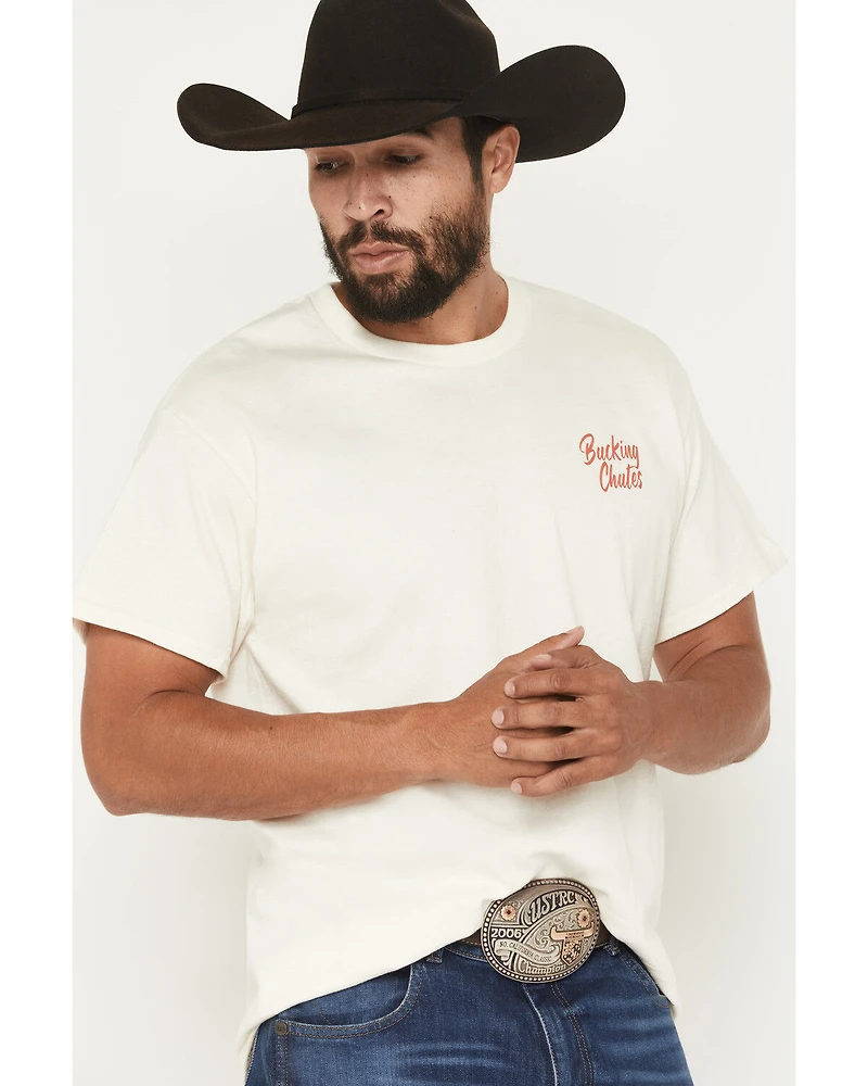 Buck Chutes Men's Up Short Sleeve Graphic T-Shirt