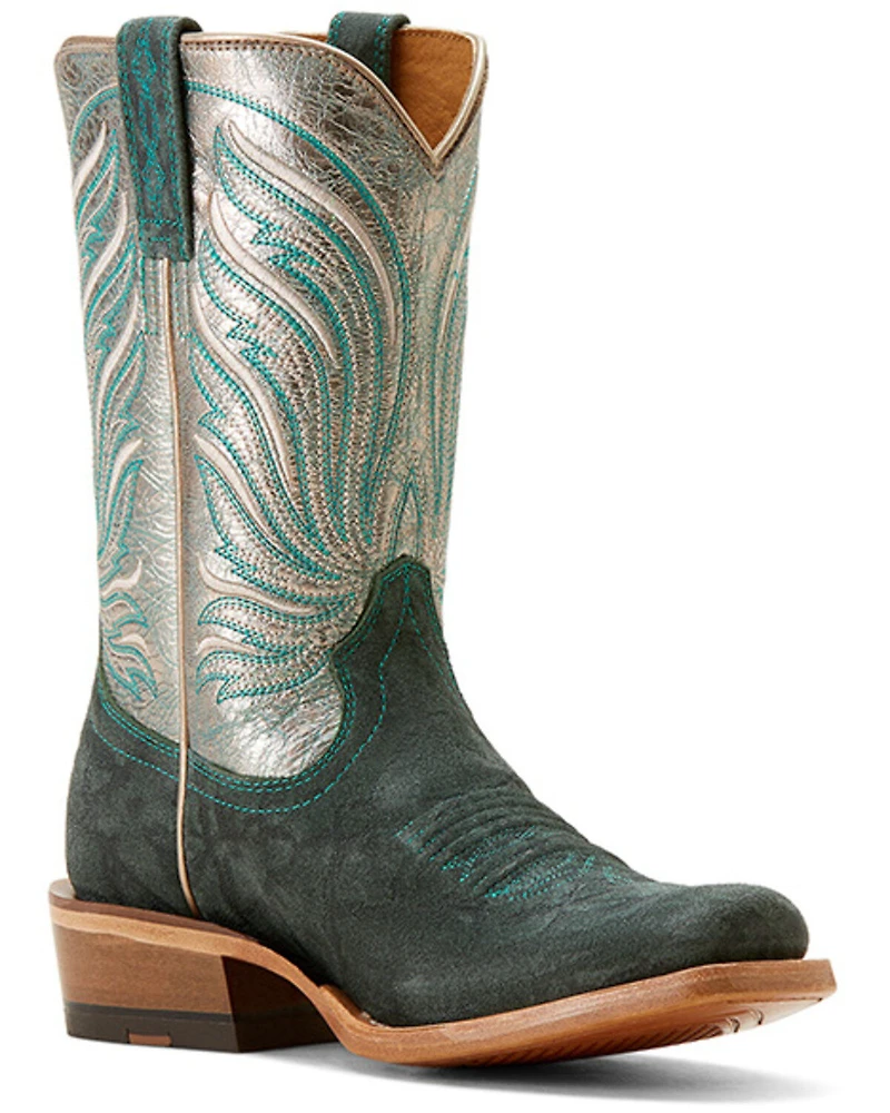 Ariat Women's Futurity Elephant Print Roughout Western Boots - Square Toe