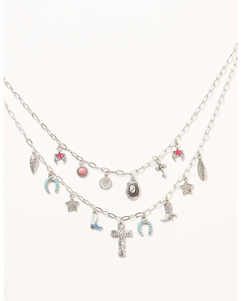 Shyanne Women's Western Charm Layered Necklace
