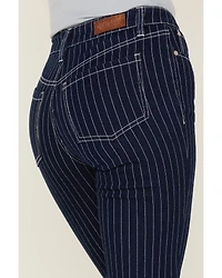 Shyanne Women's Mr. Flare Retro Stripe Jeans