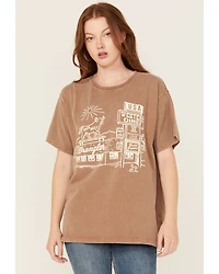 Wrangler Women's Western Diner Short Sleeve Graphic Tee