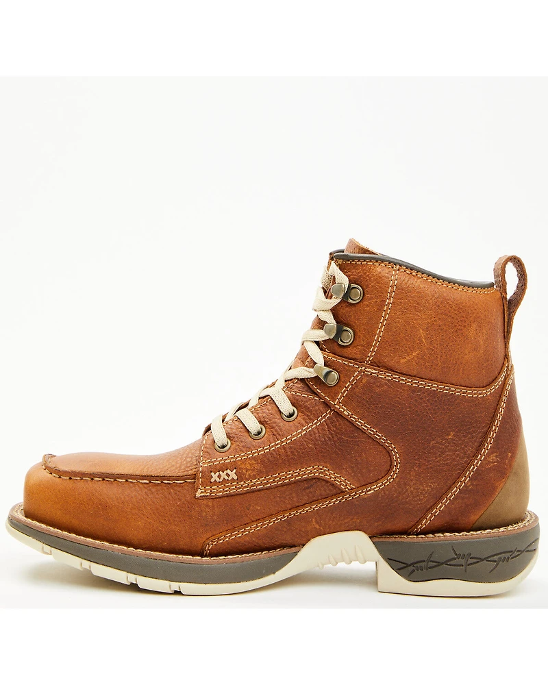 Cody James Men's 6.5" Xero Lite Lace-Up Moc Work Boots - Composite Toe