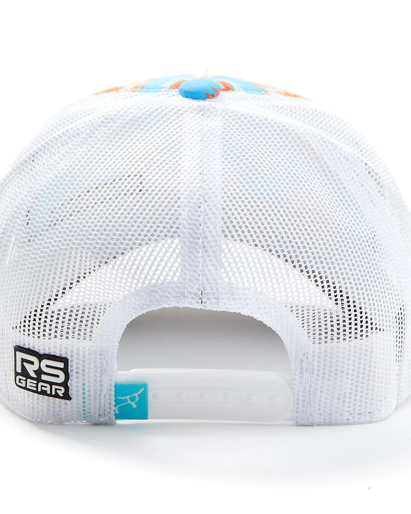 RopeSmart Women's LDS Turquoise Southwestern Print Mesh-Back Ball Cap