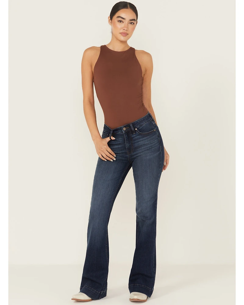 Shyanne Women's Joni High Rise Trouser Stretch Denim Jeans
