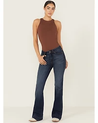 Shyanne Women's Joni High Rise Trouser Stretch Denim Jeans