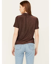 Molly Bracken Women's Short Sleeve Button-Down Shirt