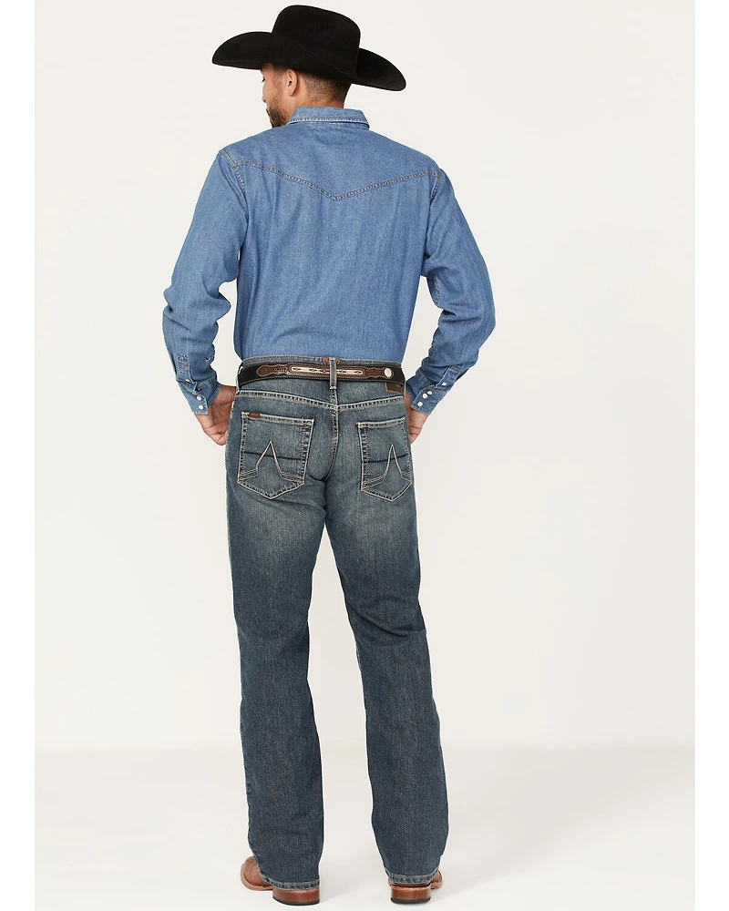 Ariat Men's M5 Louisville Seneca Medium Wash Stretch Straight Leg Jeans