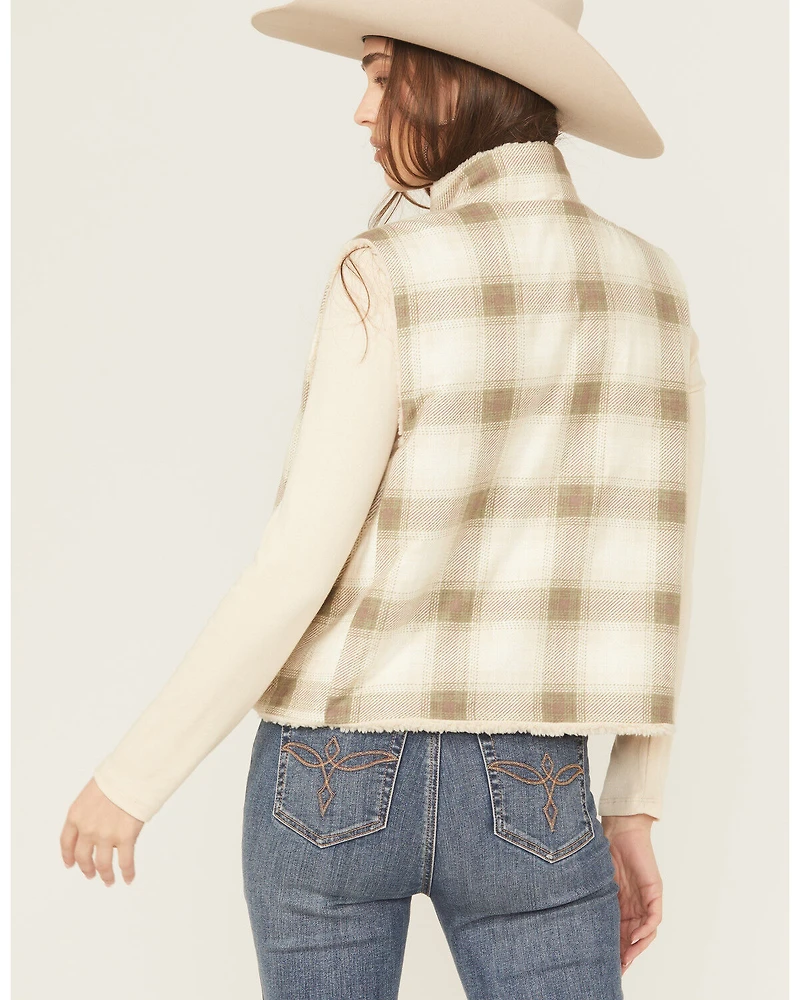 Cleo + Wolf Women's Reversible Sherpa Vest