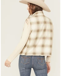 Cleo + Wolf Women's Reversible Sherpa Vest