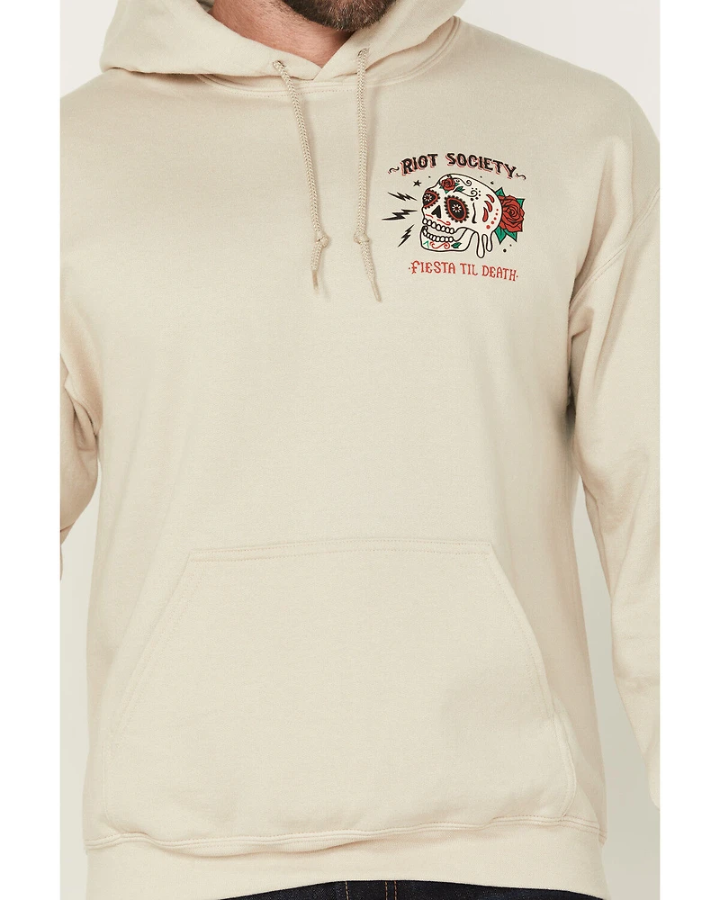 Riot Society Men's Boot Barn Exclusive Fiesta Til Death Cowgirl Graphic Hooded Sweatshirt