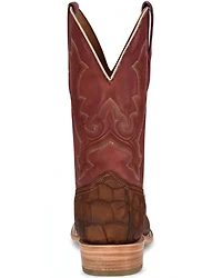 Corral Men's Exotic Alligator Embroidered Western Boots - Broad Square Toe