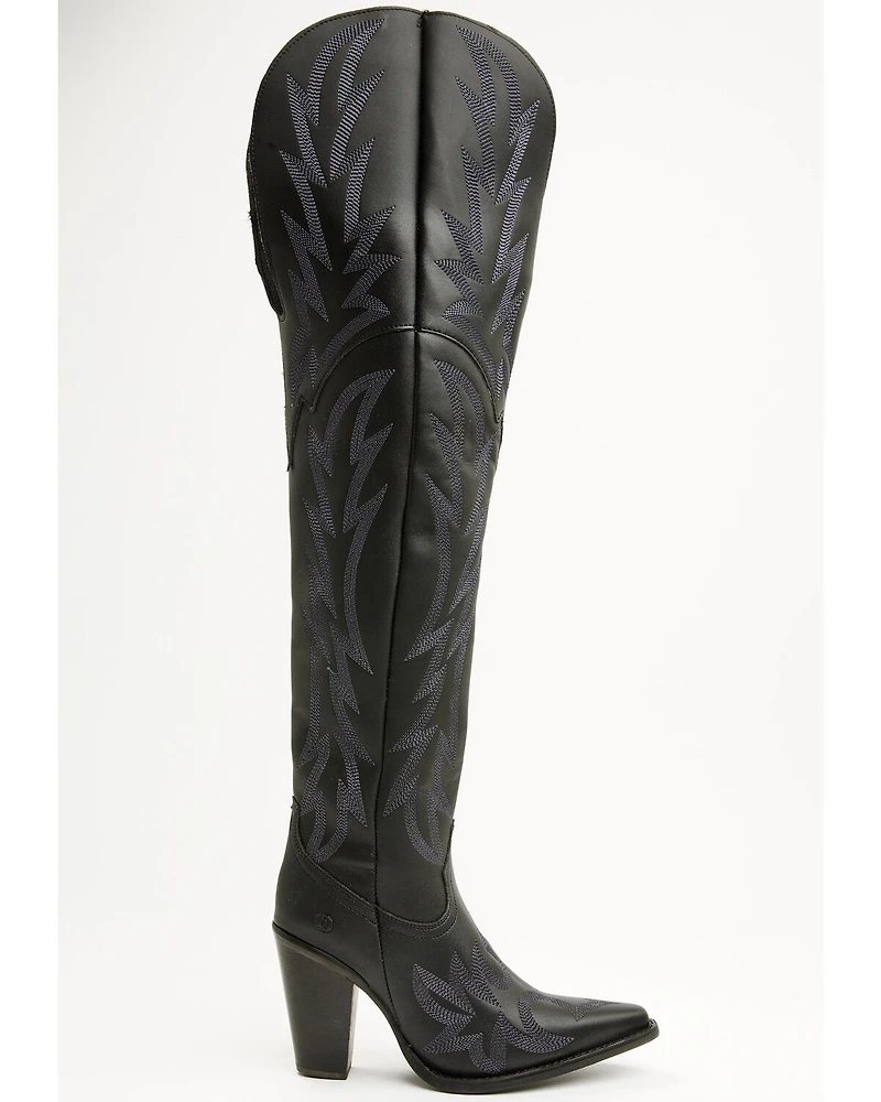 Dingo Women's Diva Over The Knee Tall Western Boots - Snip Toe