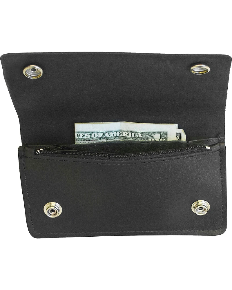 Western Express Men's Leather Biker Wallet