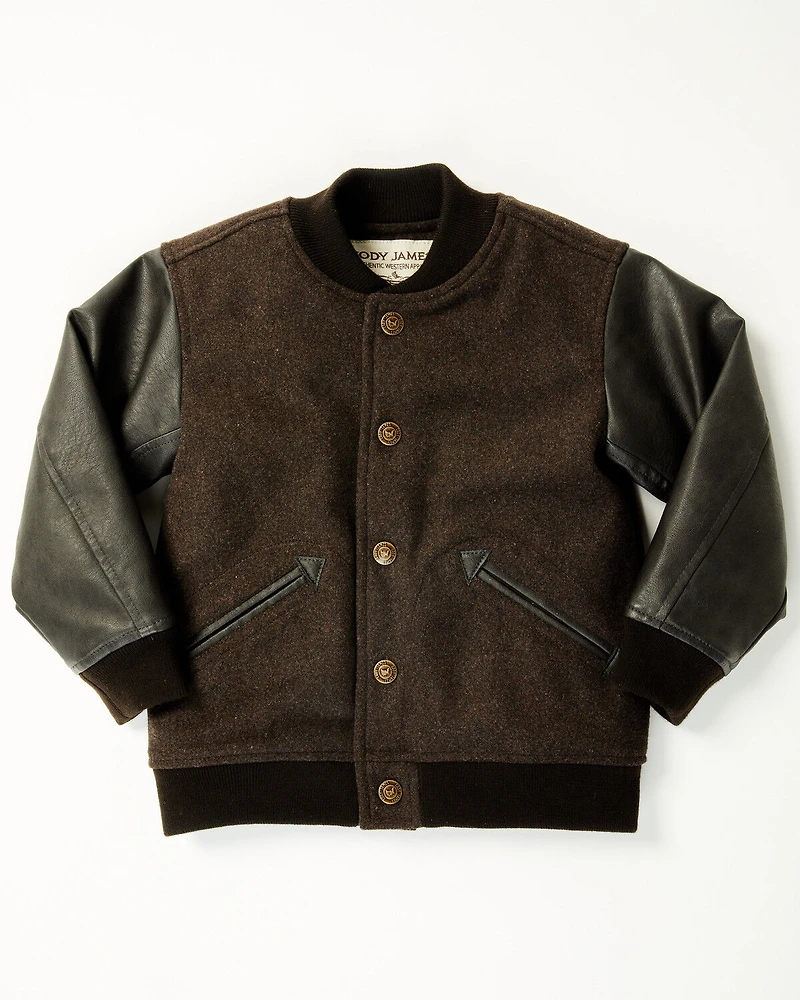 Cody James Toddler Boys' Brighton Varsity Jacket