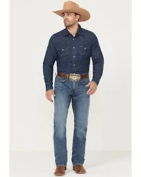 Wrangler Men's 42MWX 20X Medium Wash Slim Fit Bootcut Stretch Denim Jeans