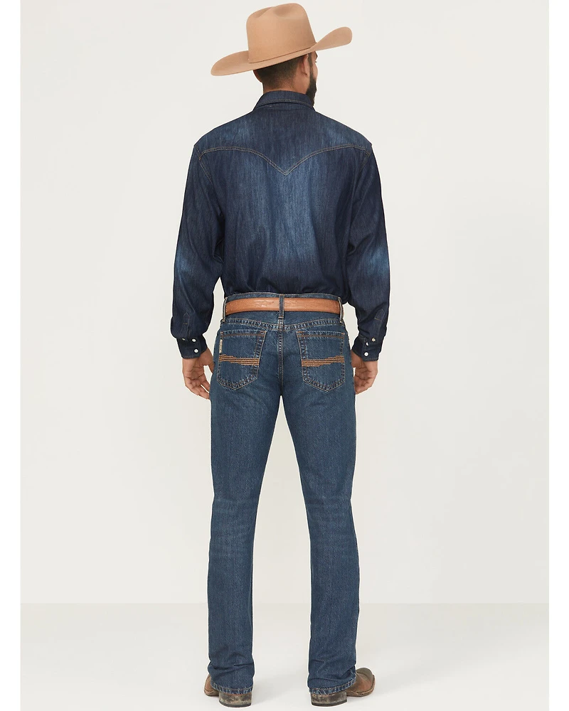 Cinch Men's Ian Dark Wash Slim Bootcut Rigid Denim Jeans