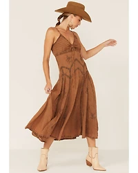 Scully Women's Long Spaghetti Strap Dress