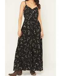 Idyllwind Women's Colt Floral Print Sleeveless Button-Down Maxi Dress