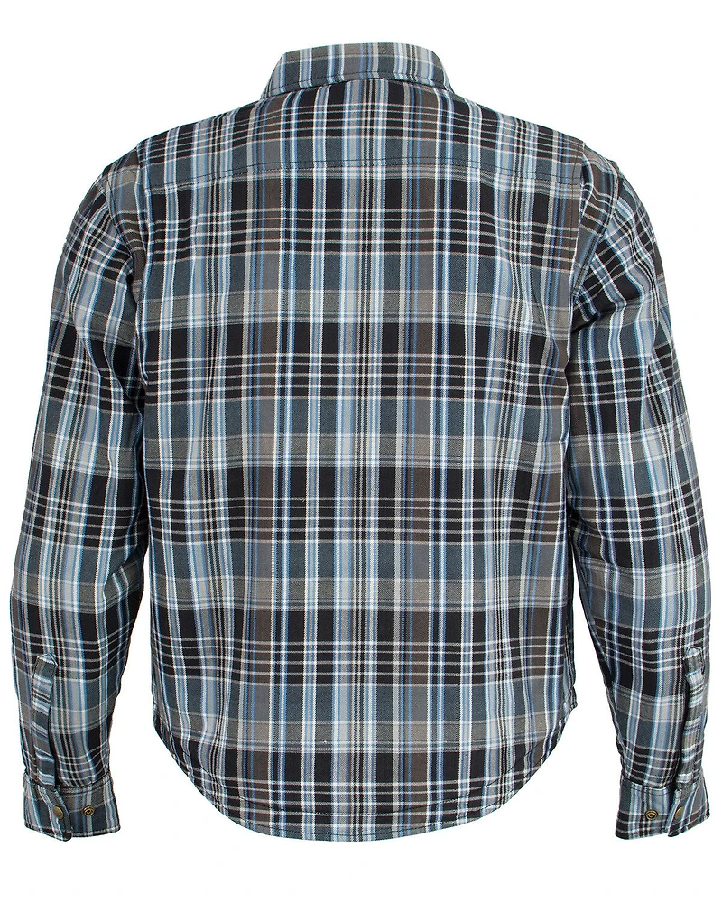 Milwaukee Performance Men's Aramid Reinforced Flannel Biker Shirt - Big & Tall