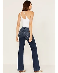 7 For All Mankind Women's Dojo Trouser Flare Jeans