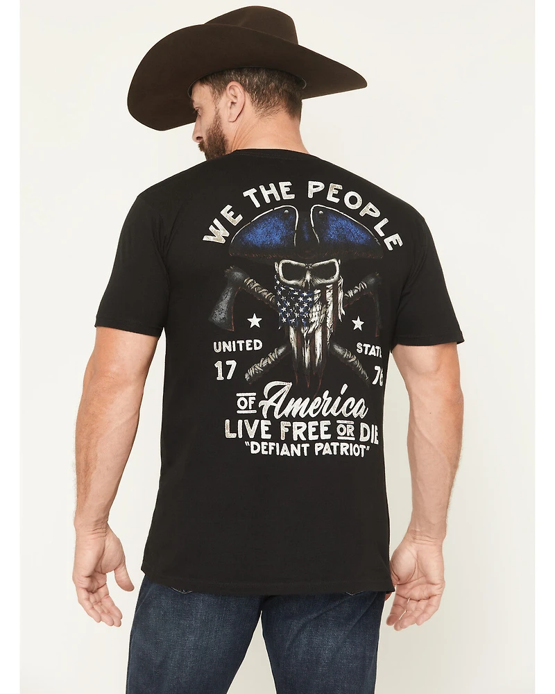 Howitzer Men's Free or Die Short Sleeve Graphic T-Shirt