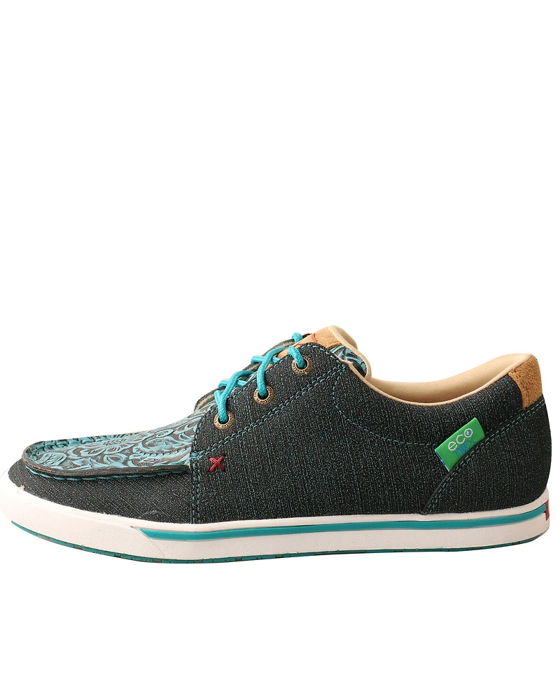 Twisted X Women's Dark Teal Casual Shoes - Moc Toe