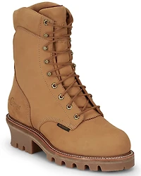 Chippewa Men's 9" Super DNA Lace-Up Waterproof Work Boots - Steel Toe