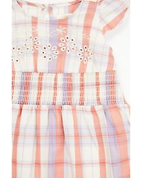 Shyanne Toddler Girls' Plaid Print Ruffle Dress