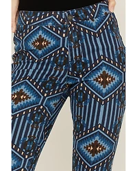 Rock & Roll Denim Women's Southwestern Stripe Flare Jeans