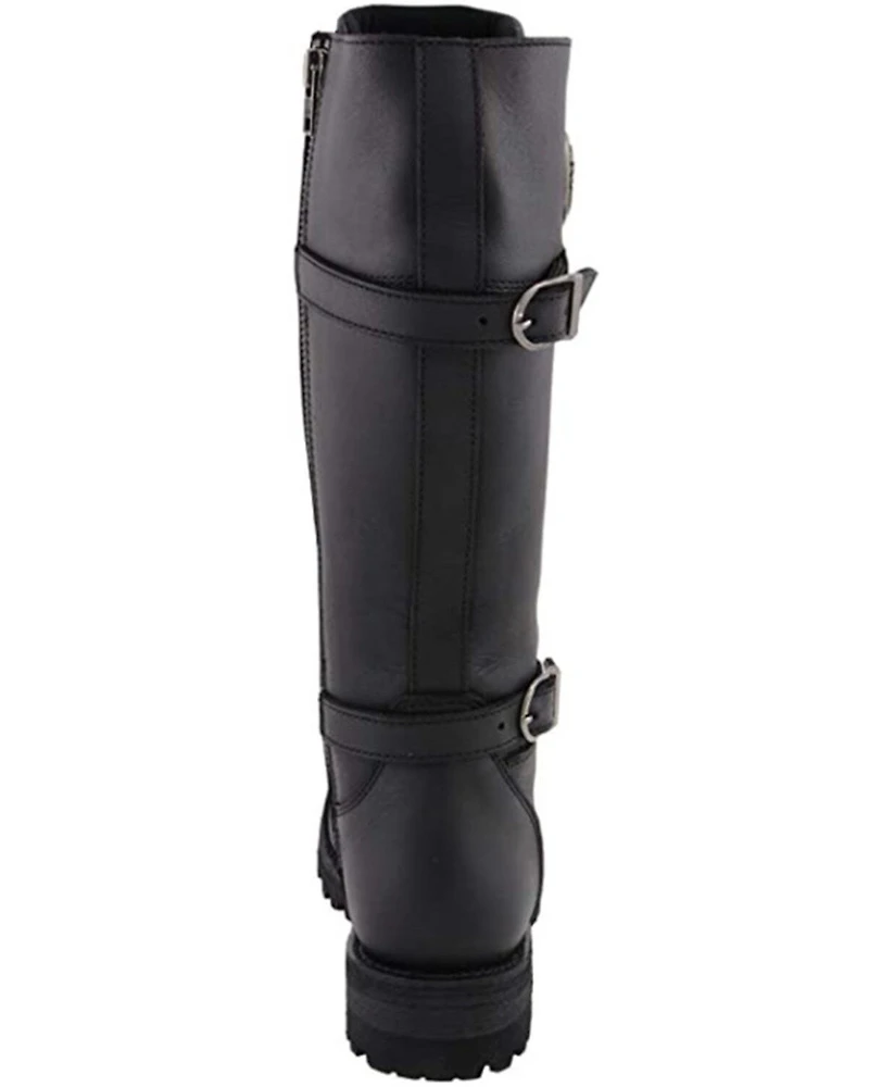 Milwaukee Leather Women's Front Toe Cap Riding Boots - Round